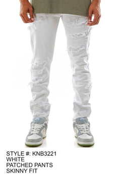 KDNK - KNB3221 White Jean