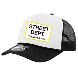 Street Dept - Hat  White Yellow Gold