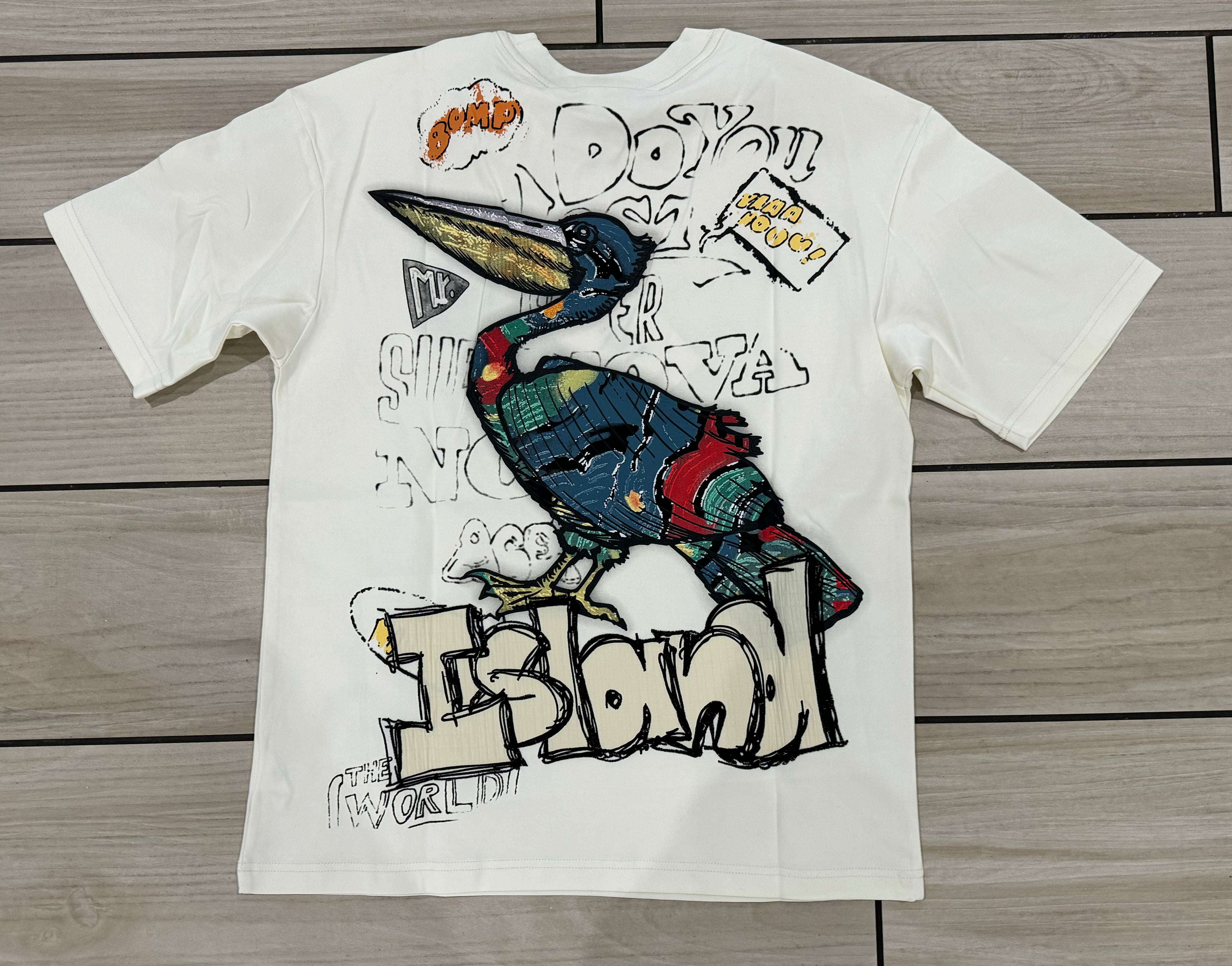 Black Label - Island Raw Khaki Cream Tee