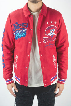 Rebel Minds - Red Varsity Jacket