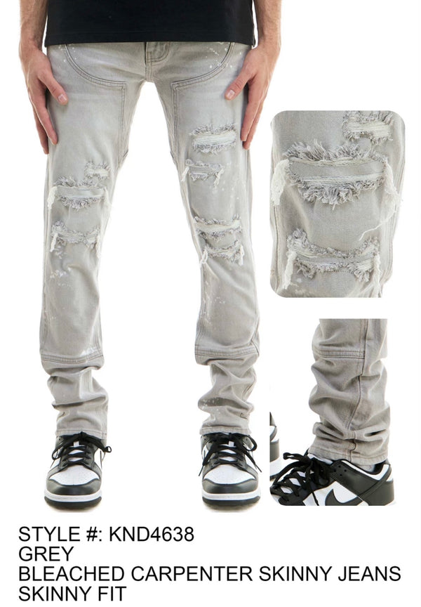 KDNK - KND4638 Grey Bleach Jean