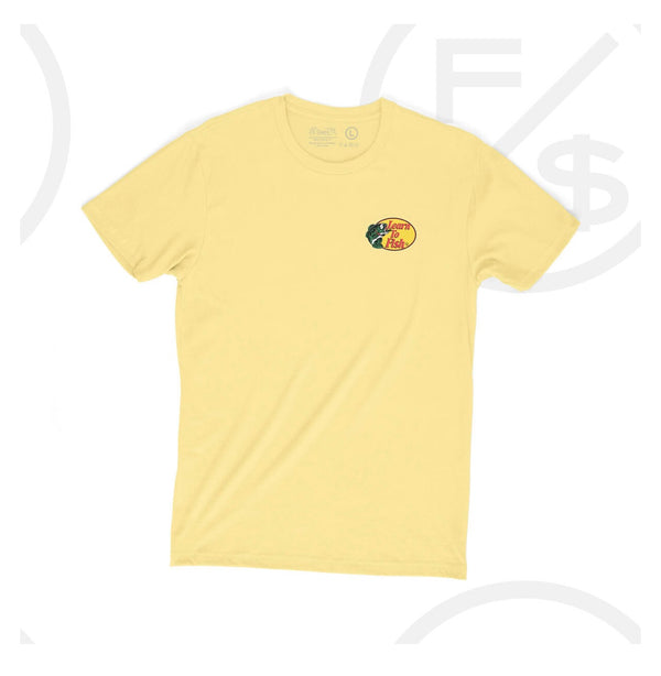 Fly Supply - Learn To Fish Yellow Tee
