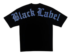 Black Label - Rhinestone Black Sky Blue Tee