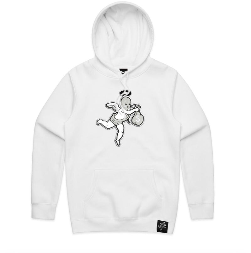 Hasta - Ski Mask Angel White Hoodie