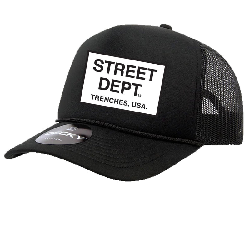 Street Dept - Hat Black / White