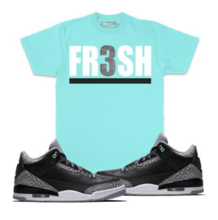 Jordan 3 Green Glow 3s Shirt Million - Fresh Green Shirt