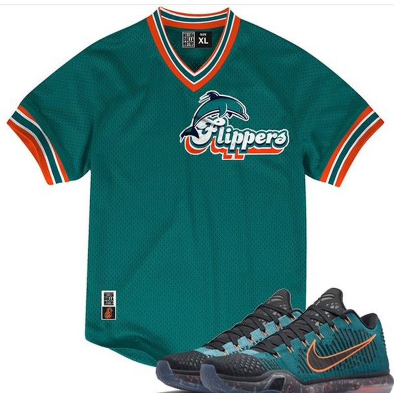 Miami Hurricane Dunks Shirt - Million Flippers Green Jersey