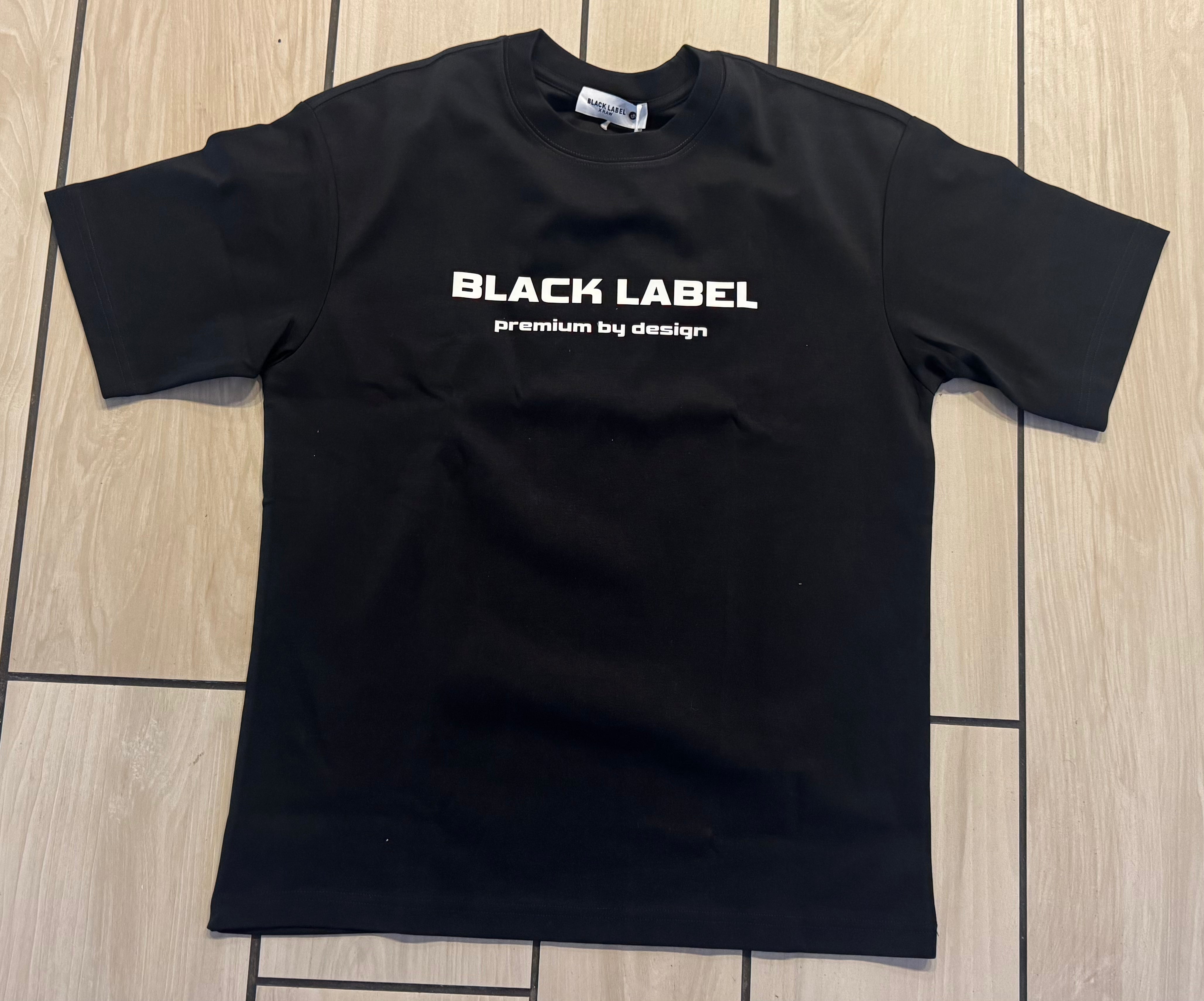 Black Label - Premium Black Tee