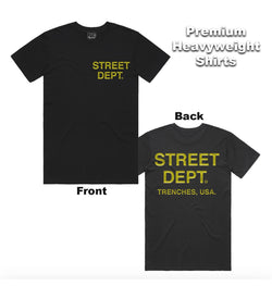 Jordan Retro 11 DMP Shirt Street Dept - Black Gold Shirt