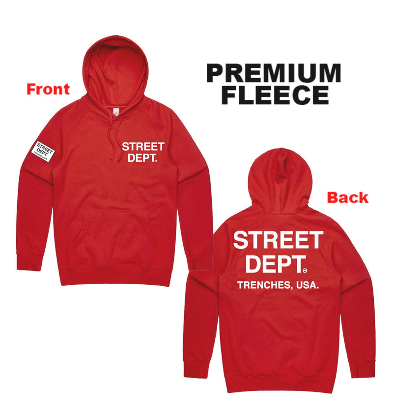 Street Dept - Red Hoodie