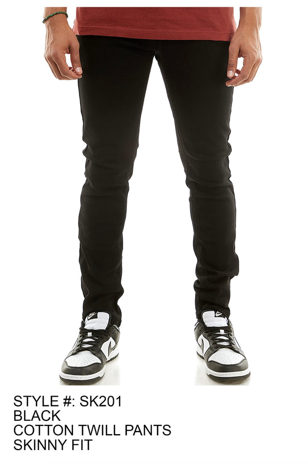 KDNK - SK201 Jet Black Skinny Jean