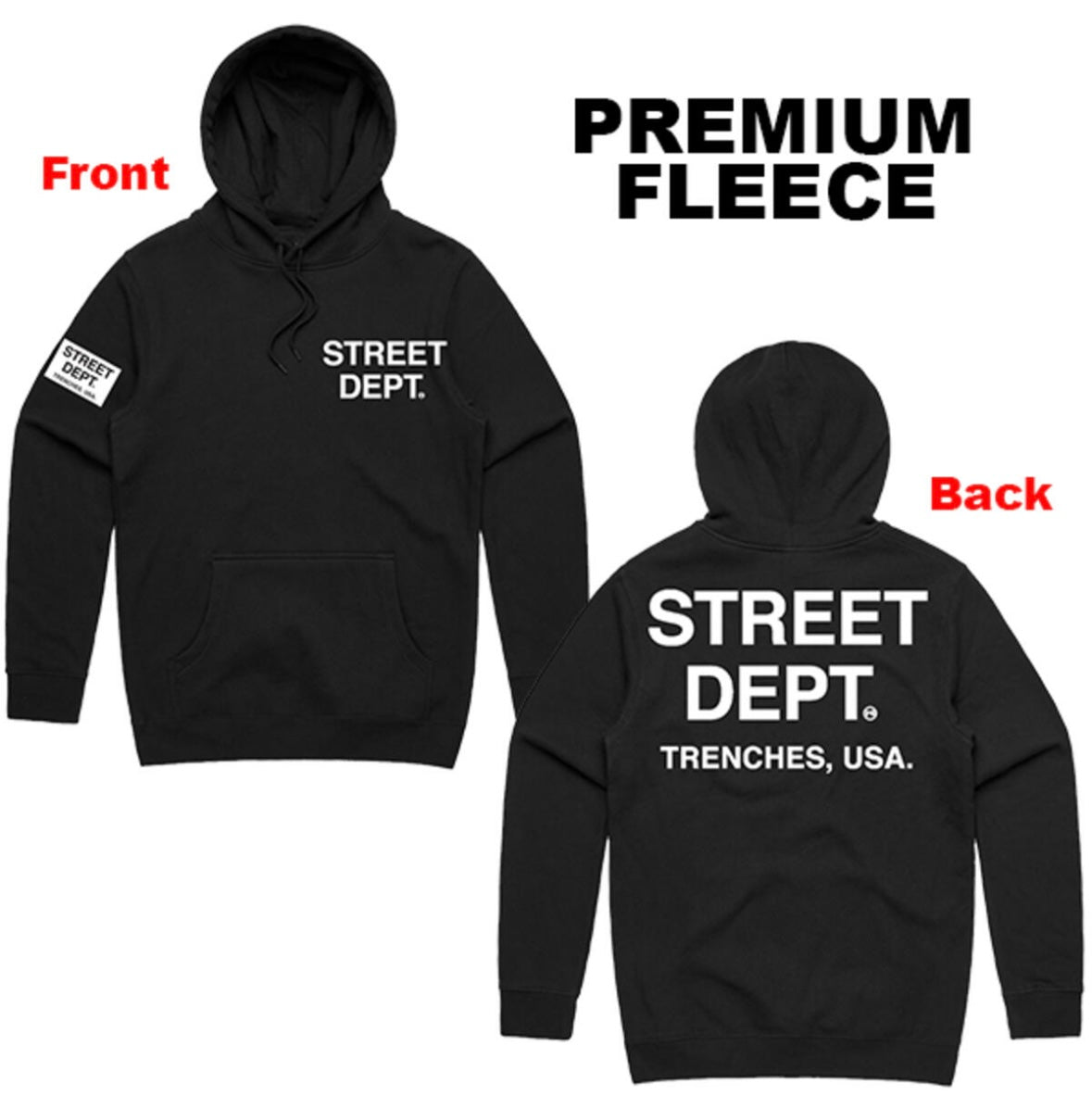 Street Dept - Hoody Black Hoodie