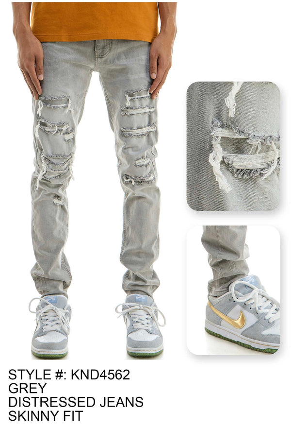 KDNK - KND4552 Grey Skinny Jean