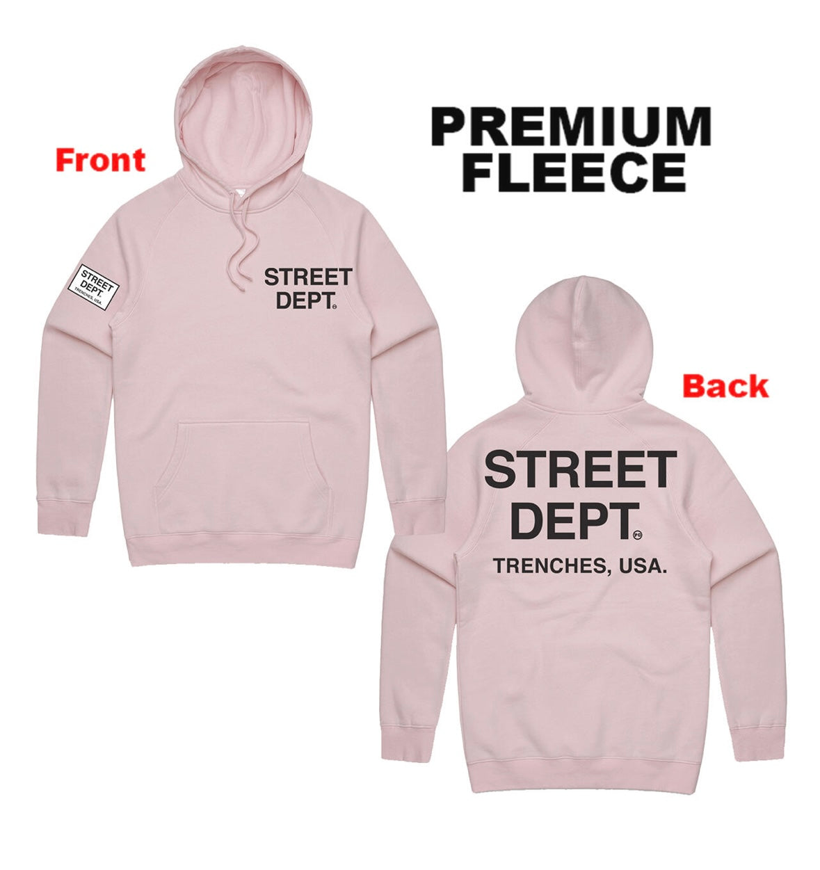 Street Dept - Hoody Pink Hoodie