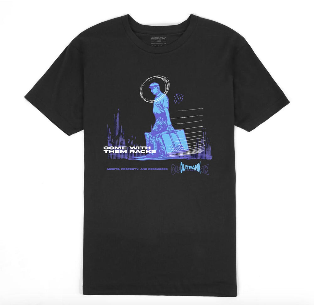 Jordan 12 Taxi Flip Shirt Outrank - Peep Game & Lock In Red