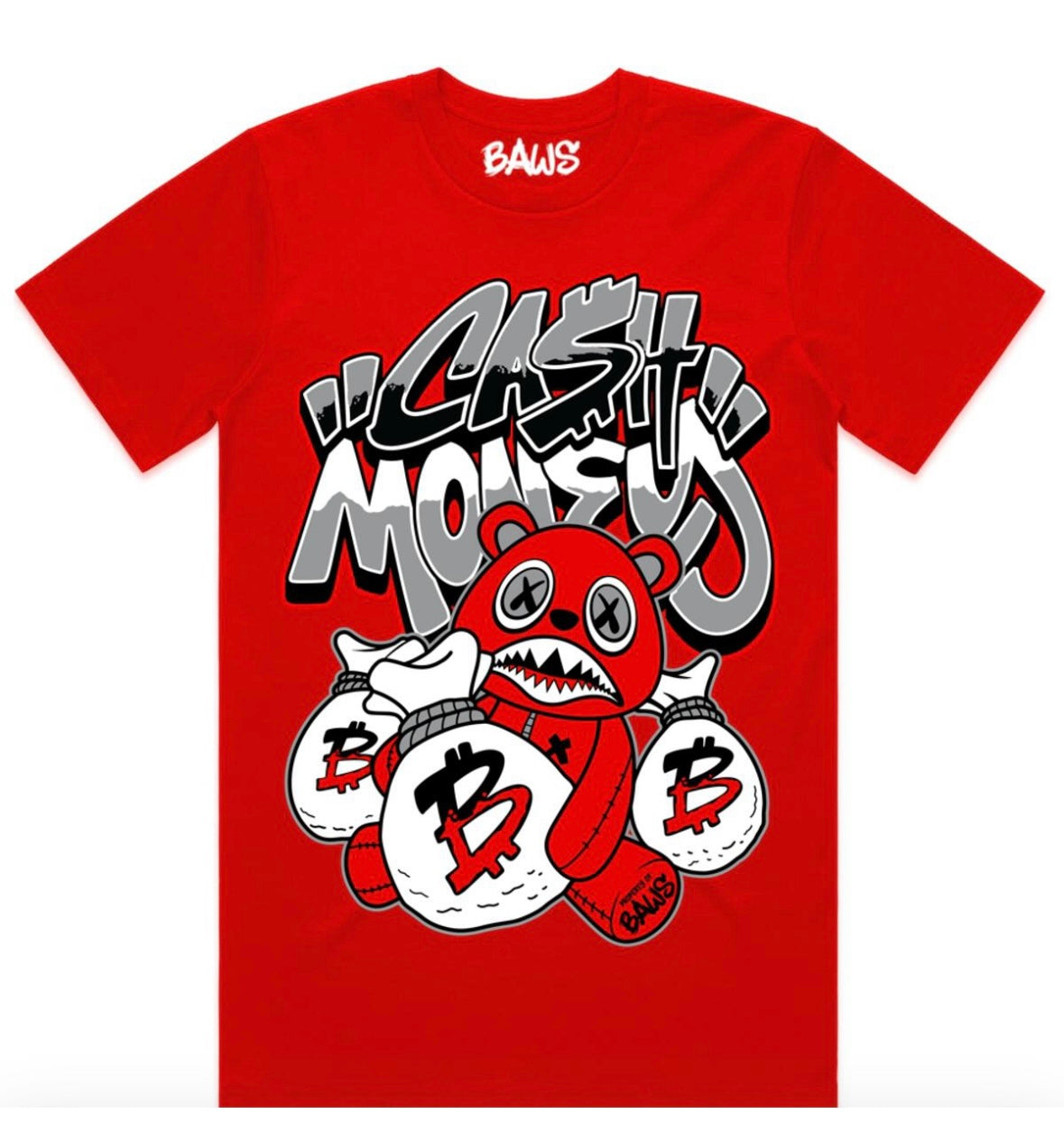 Baws - Cash Money Red White Tee