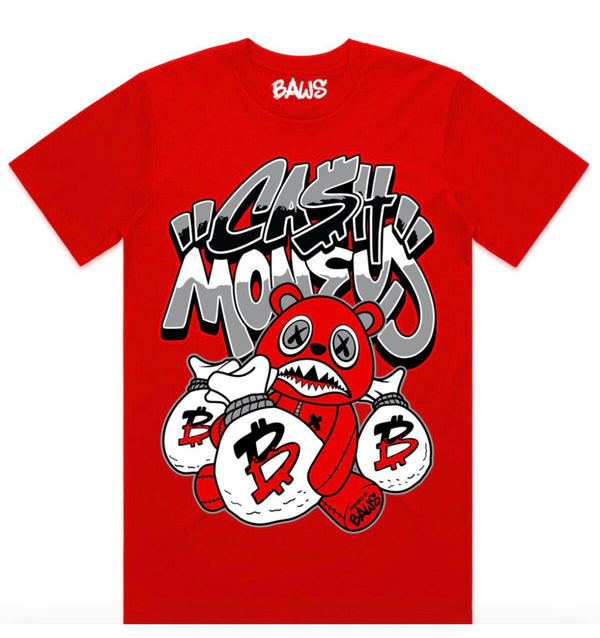 Baws - Cash Money Red / White Tee