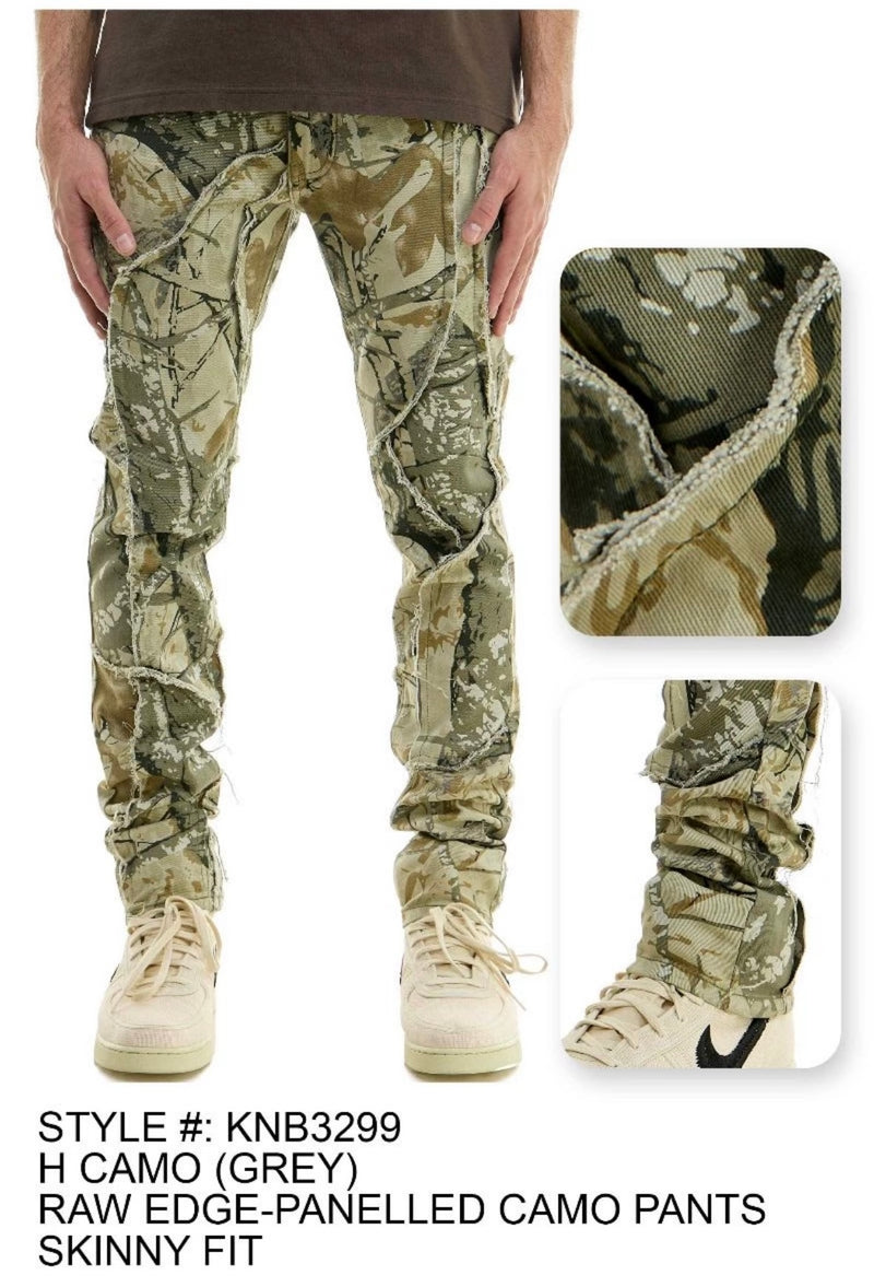 KDNK - KNB3299 Camo Skinny Jean