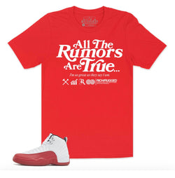 Rich & Rugged - Rumors Red Tee Retro 12 Cherry