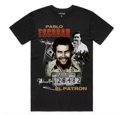 Street Wear - MEDELLIN Pablo Black Tee