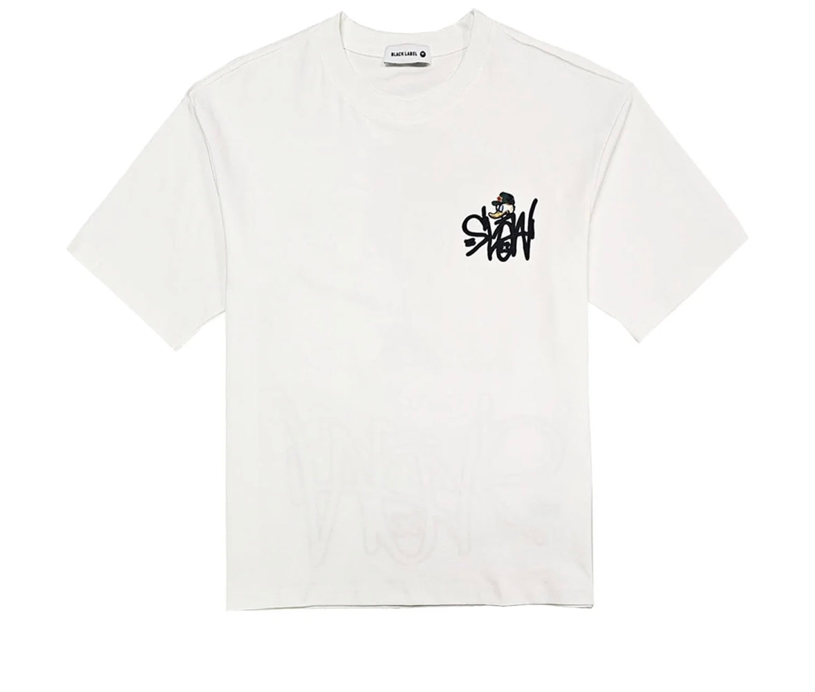 Black Label -Slow Duck White Tee