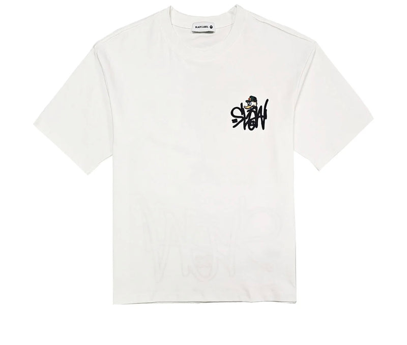 Black Label -Slow Duck White Tee