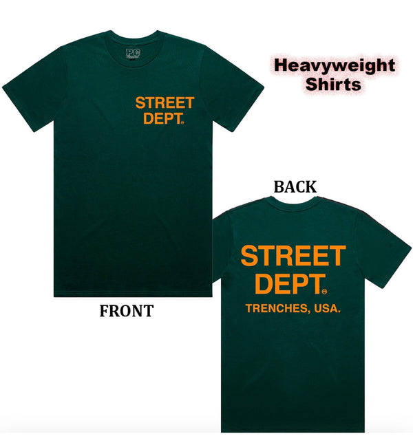 Jordan 5 Olive Shirt Street Dept Green Orange Shirt