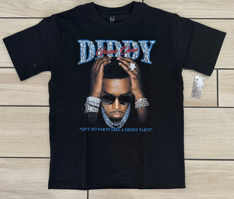 Game Changer -  Diddy Game Over Black Tee