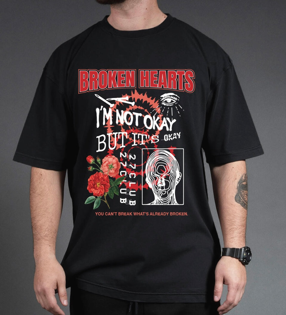 27 Club - Im Not Okay Black Tee