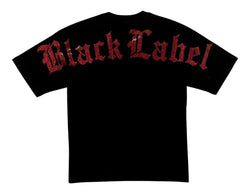 Black Label - Black Red Bling Tee