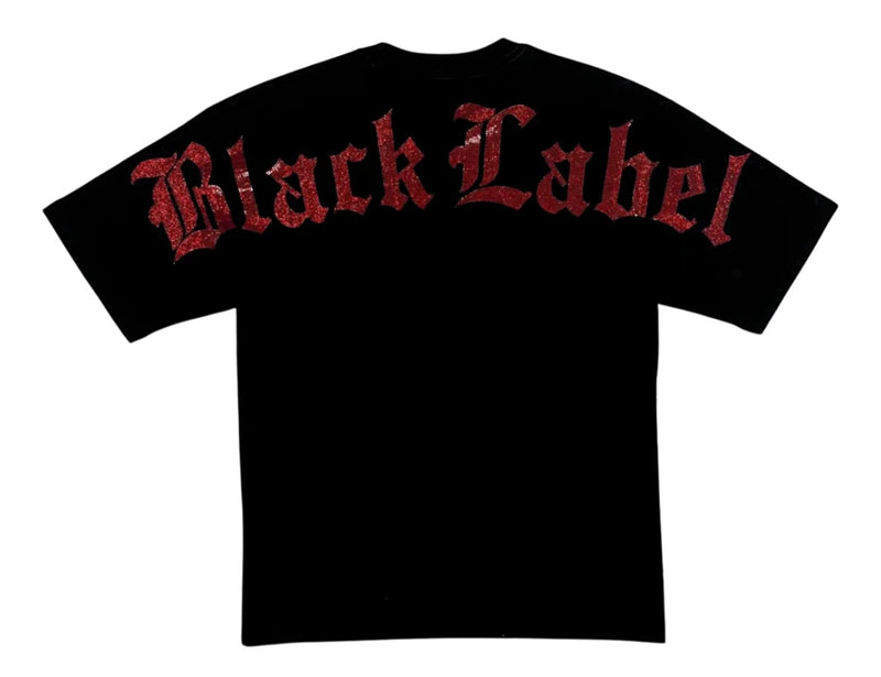 Black Label - Black Red Bling Tee