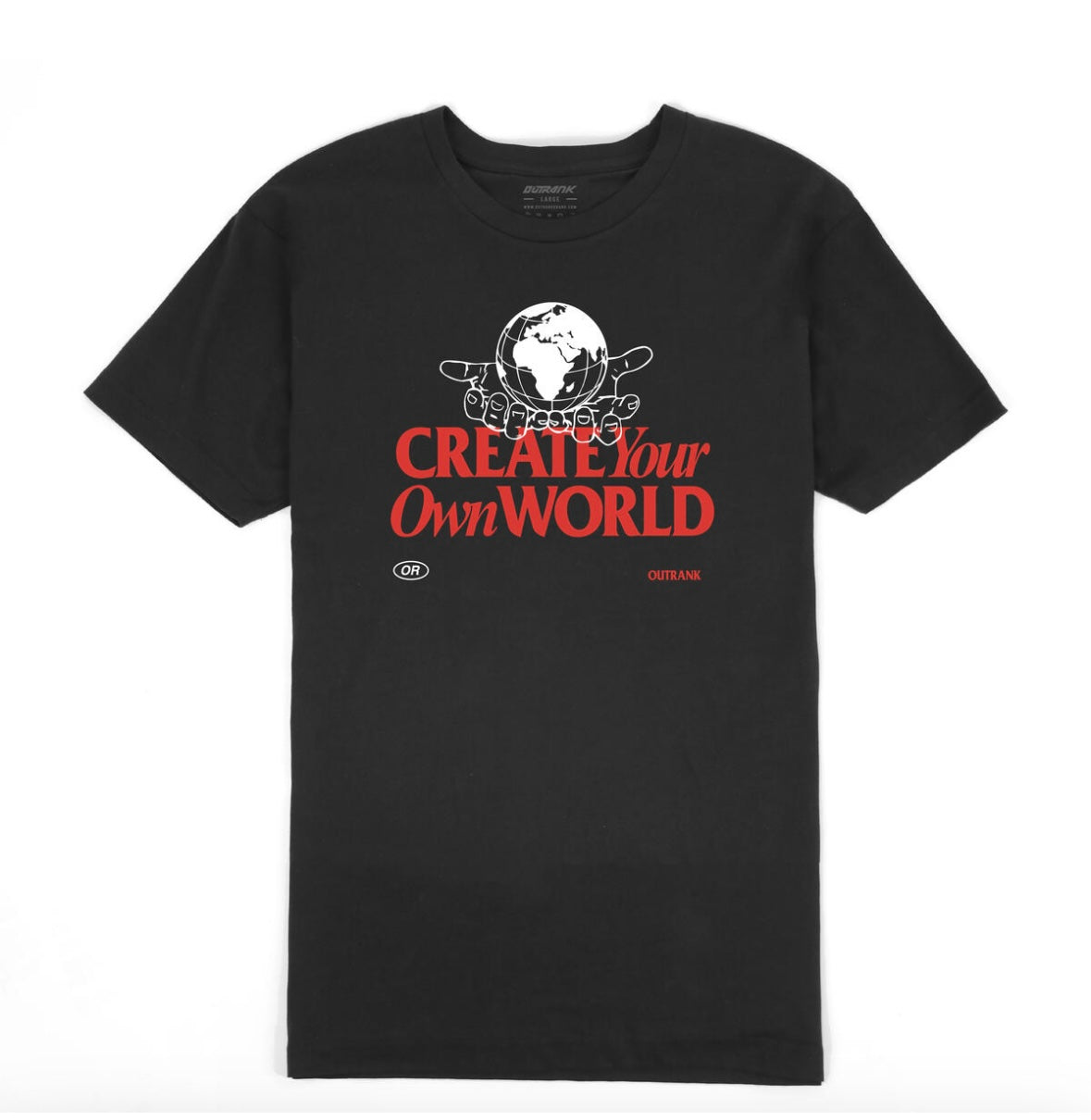 Outrank - Create Your Black Tee