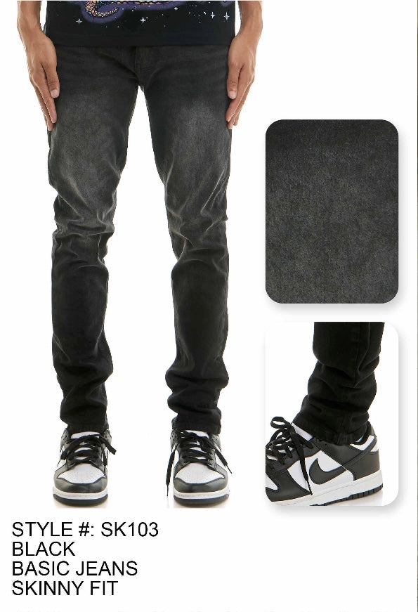 KDNK - SK103 Black Skinny Jean
