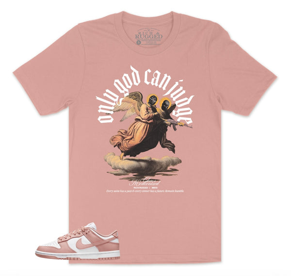 Rich & Rugged - Only Judge Me Pink Tee
