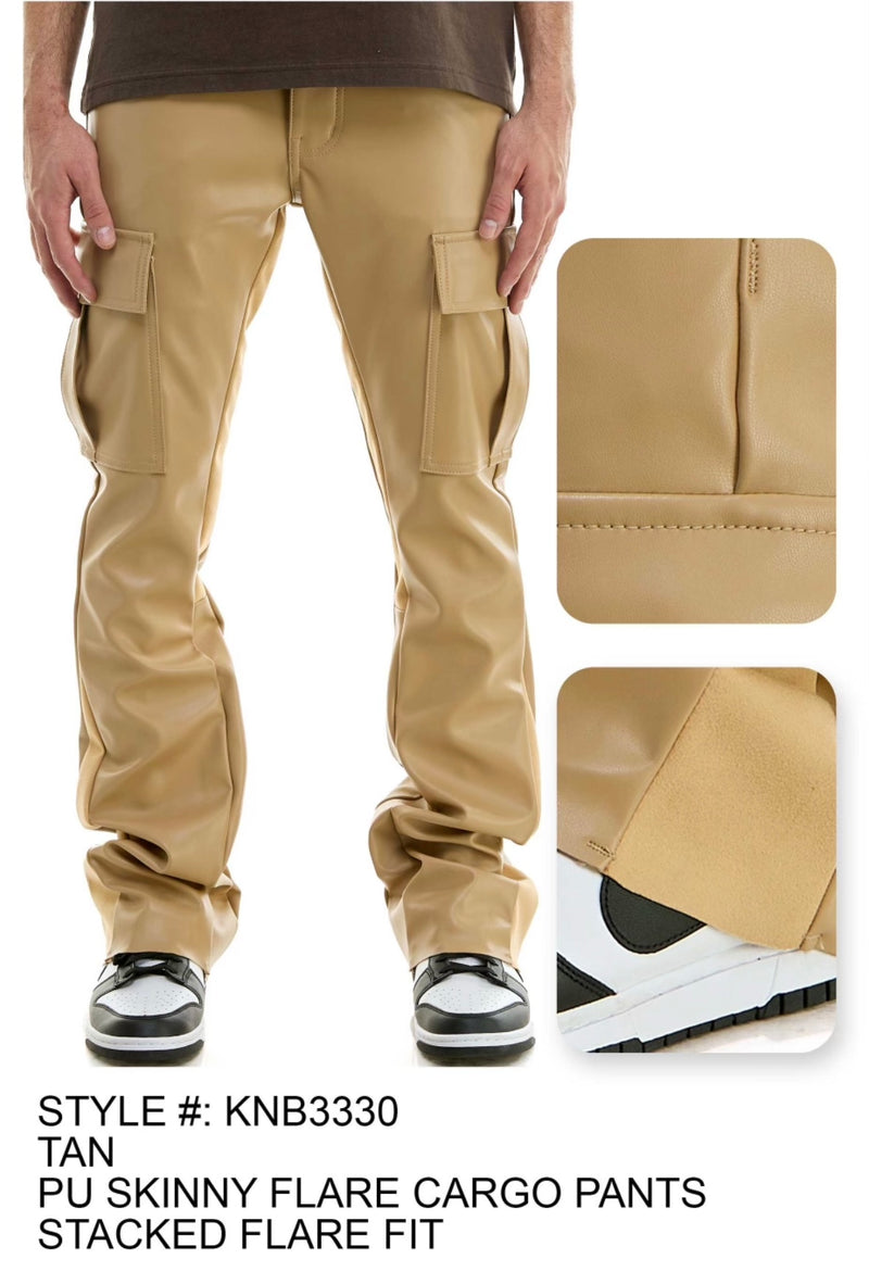 KDNK - KNB3330 Khaki Cargo Jean