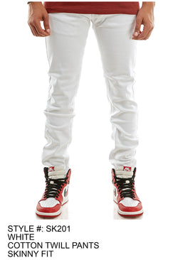 KDNK - SK201 White Skinny Jean