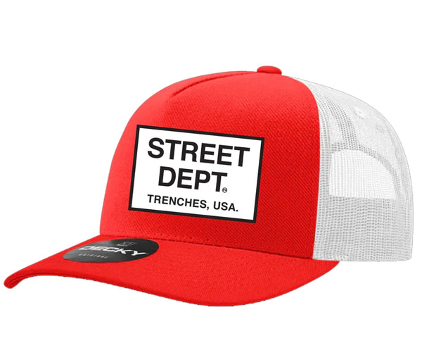 Street Dept - Hat Red / White