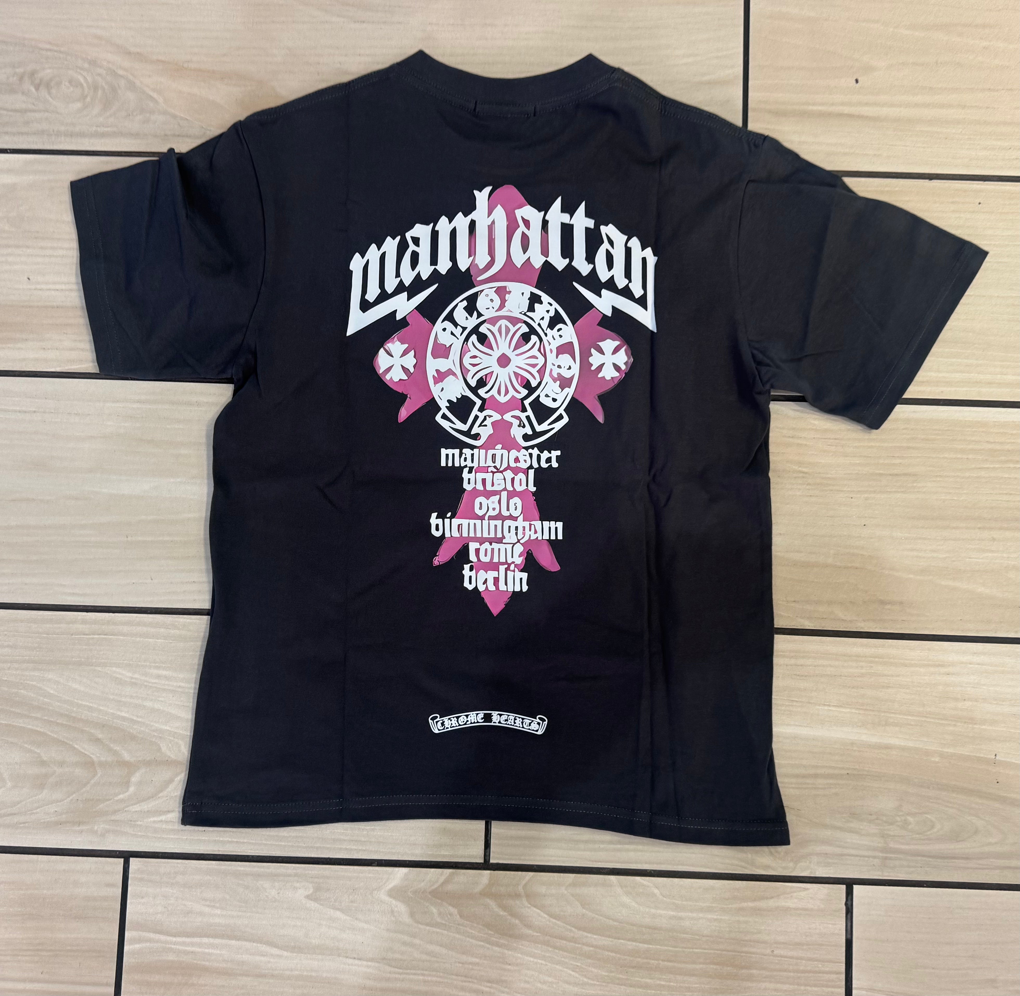 Chrome Heart - Manhattan Black Pink Tee