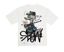 Black Label -Slow Duck White Tee