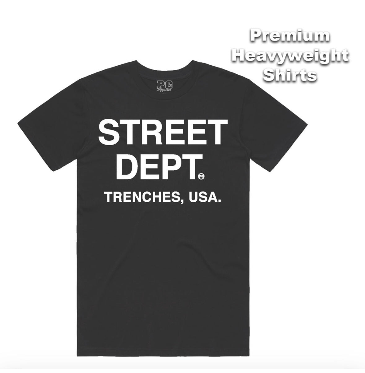 Planet Of The Grapes - Street Dept Black / White 2.0 Tee