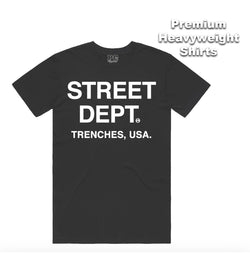 Planet Of The Grapes - Street Dept Black / White 2.0 Tee