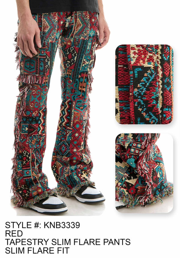 KDNK - KNB3339 Multi Color Flare Jean