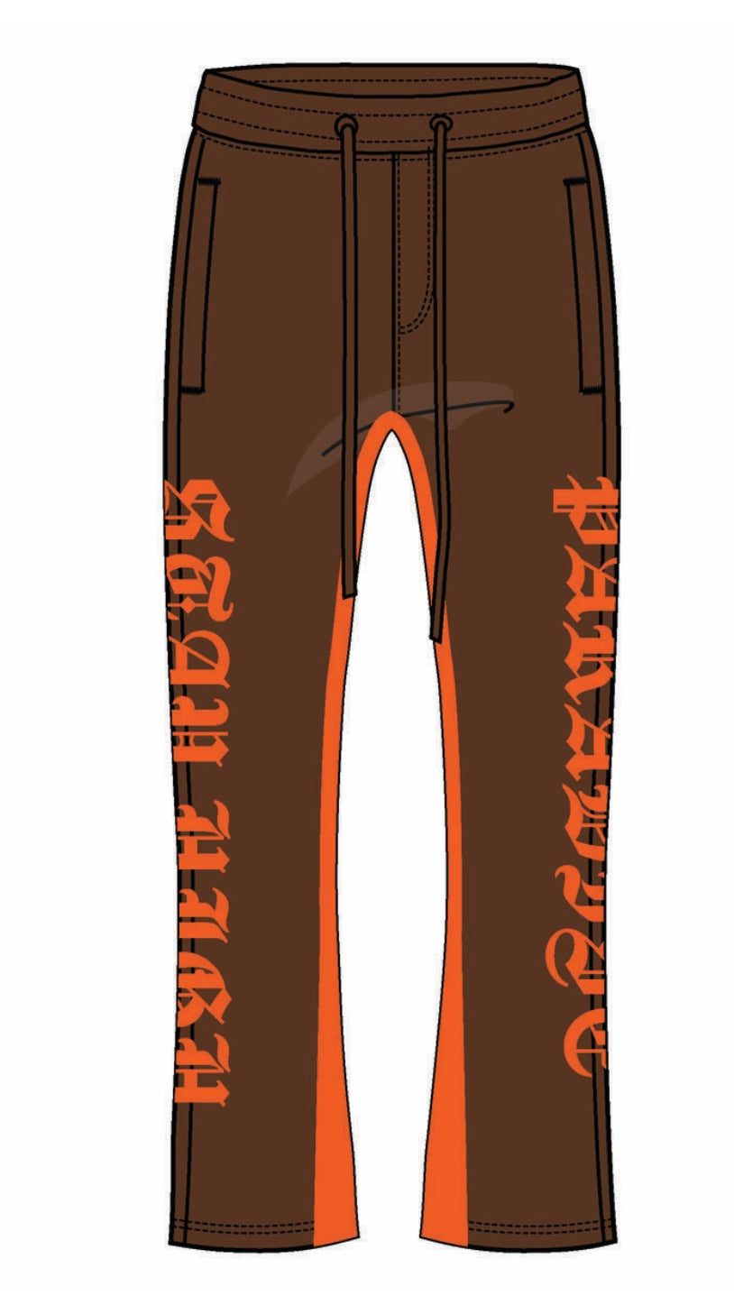 Rebel Minds - Brown / Orange Jogger