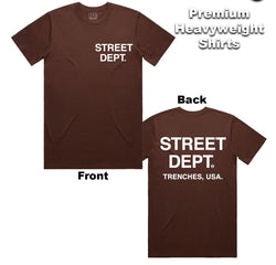 Street Dept - Chestnut White Shirt