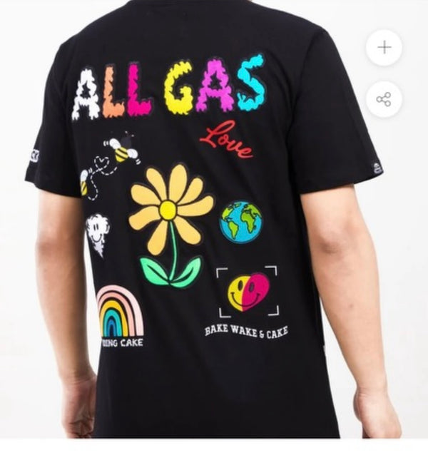 Wedding Cake - All Gas Black Tee