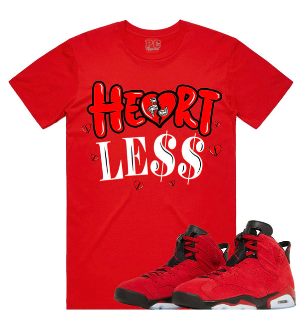 Planet Of Grapes - Heart Less Red White Tee