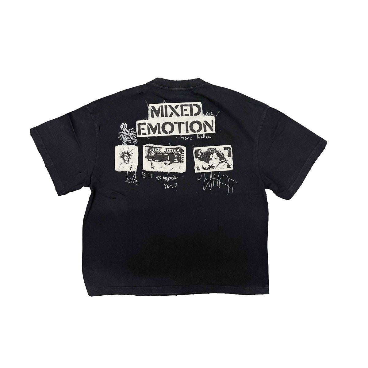 Mixed Emotions - Stamped Black Tee