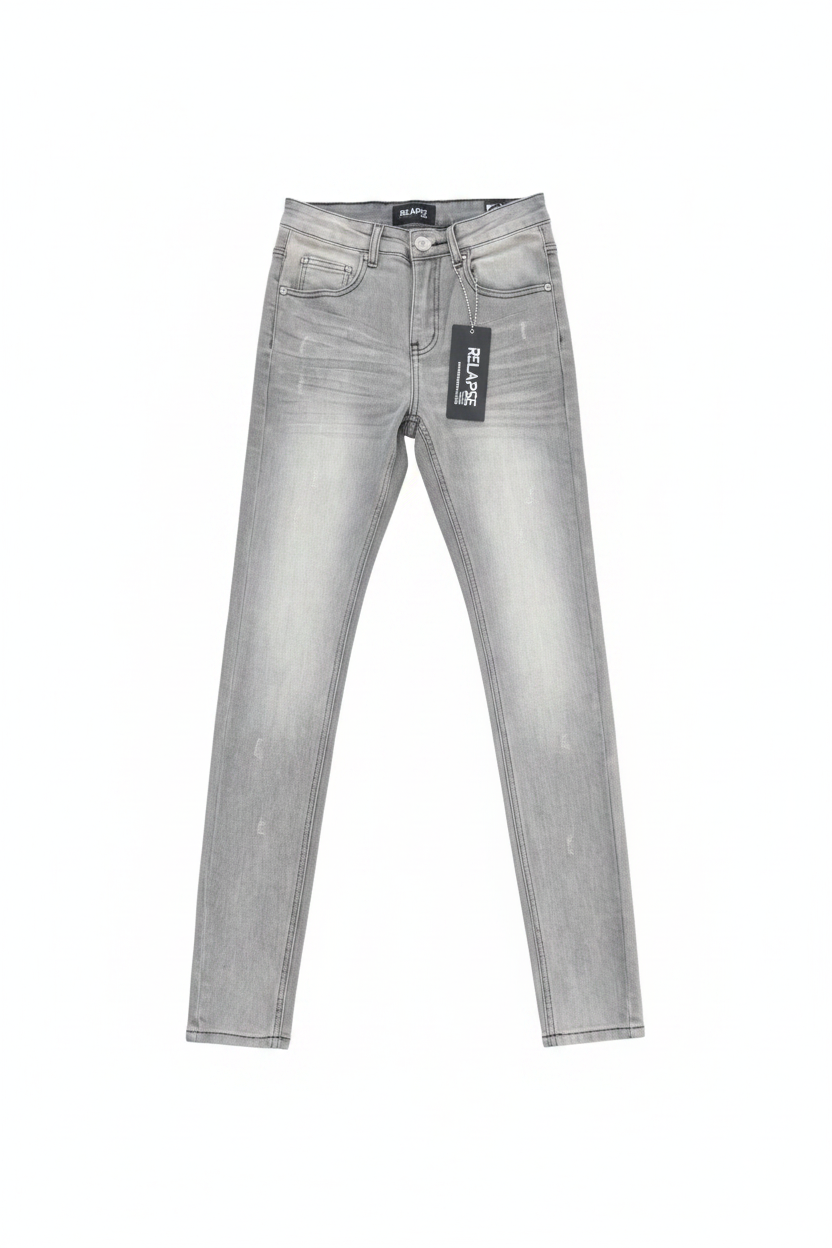 Relapse - Grey Skinny Jean