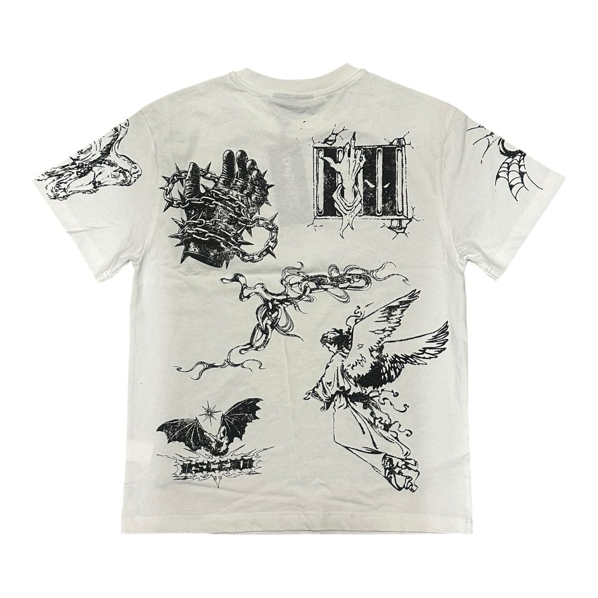 Syndicate - Ascend White Black Tee