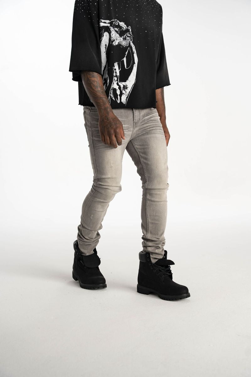Relapse - Grey Skinny Jean